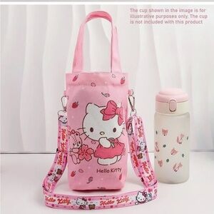NEW Hello Kitty Pink Bag for Cup Teavel